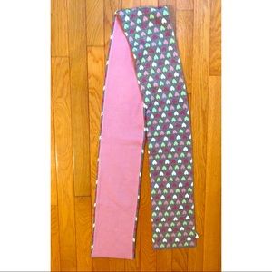 PINK HEART PATTERN SCARF 💗